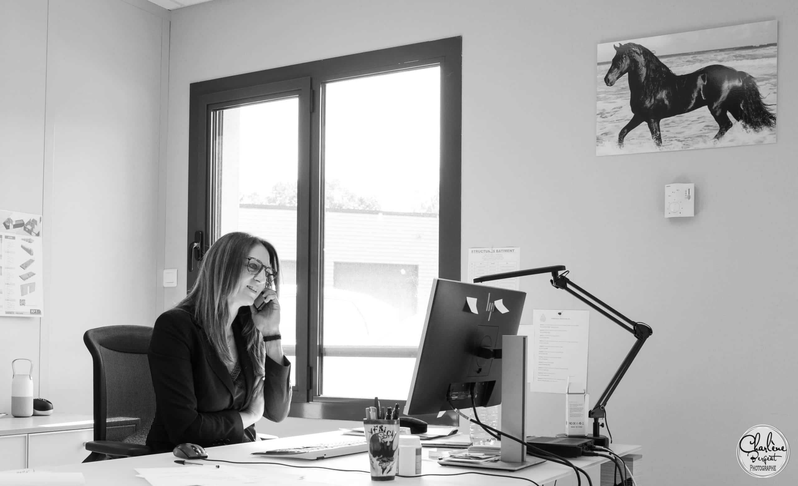 Christelle REA au travail